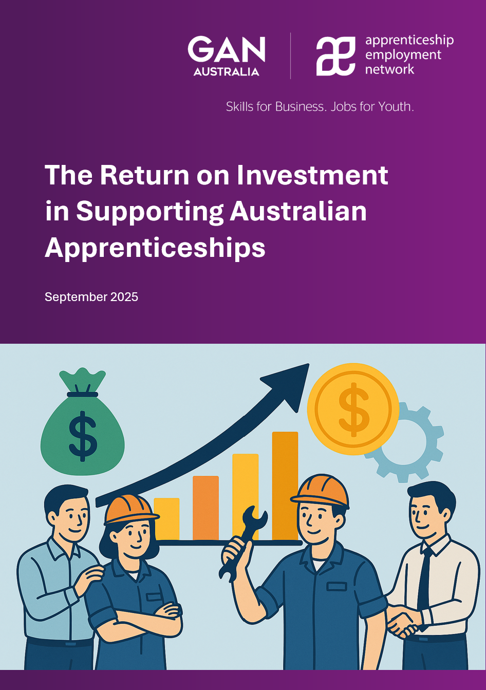 The Return on Investment in Supporting Australian Apprenticeships Report Cover