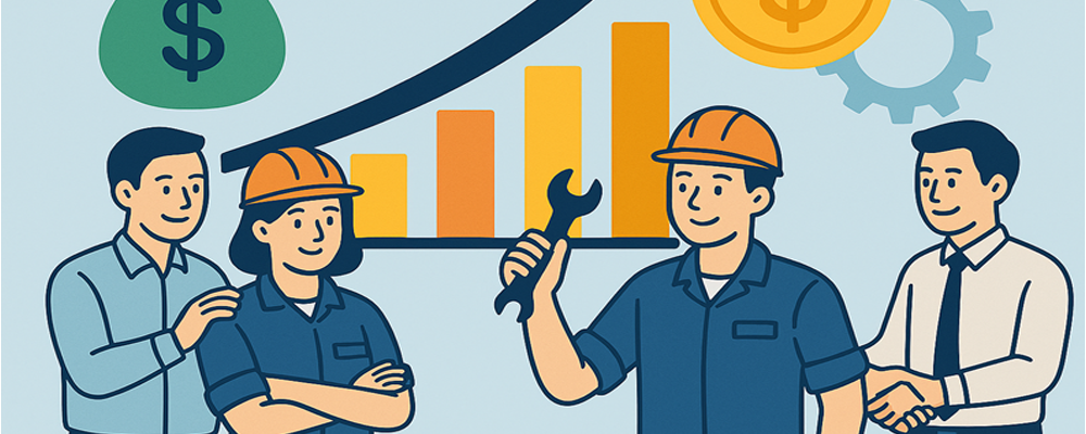 Illustration of Apprentices and Growth Charts